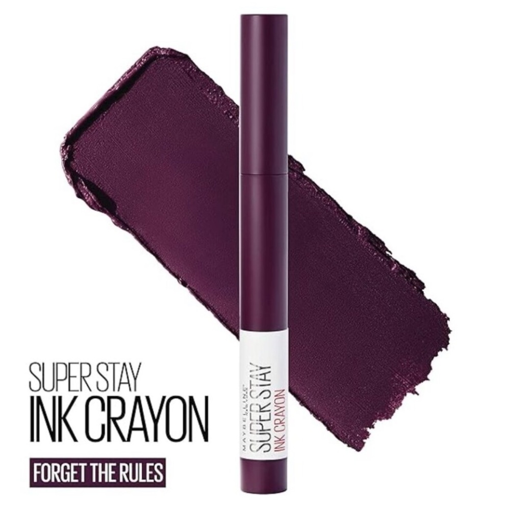 Maybelline Super Stay Ink Crayon Shade Forget the Rules 70 Set of 3 Makeup Lips - Picture 3 of 5